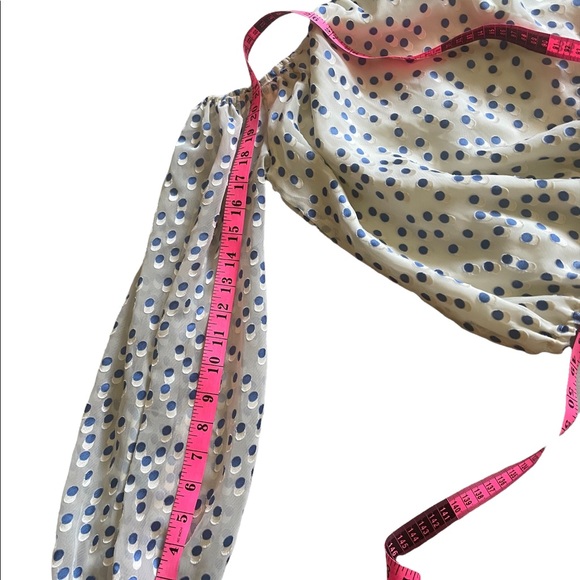 Lovers + Friends Oh Girl Top in Speckled Ocean Off the Shoulder Top - Medium - Picture 7 of 11